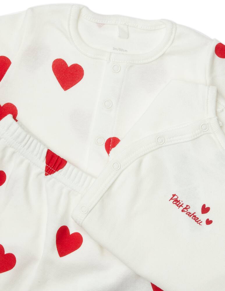 rinascente Petit Bateau Ensemble dress - Rosso