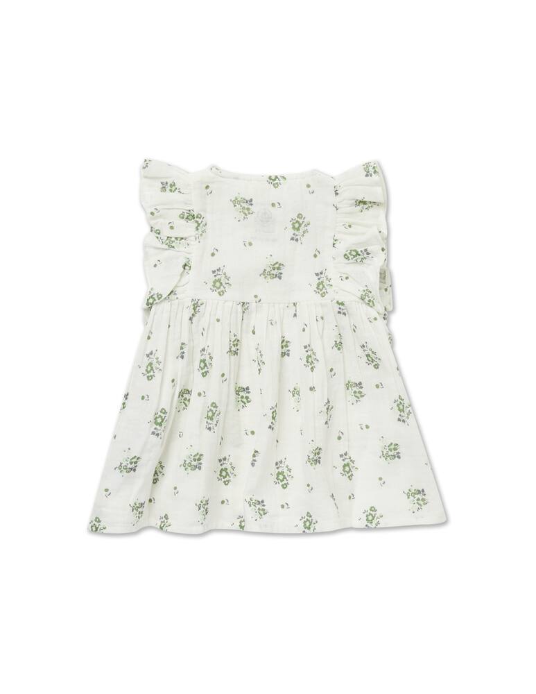 Petit Bateau Short sleeve robespierre dress - Multicolor - picture 3 Petit Bateau Short sleeve robespierre dress - Multicolor - picture 3