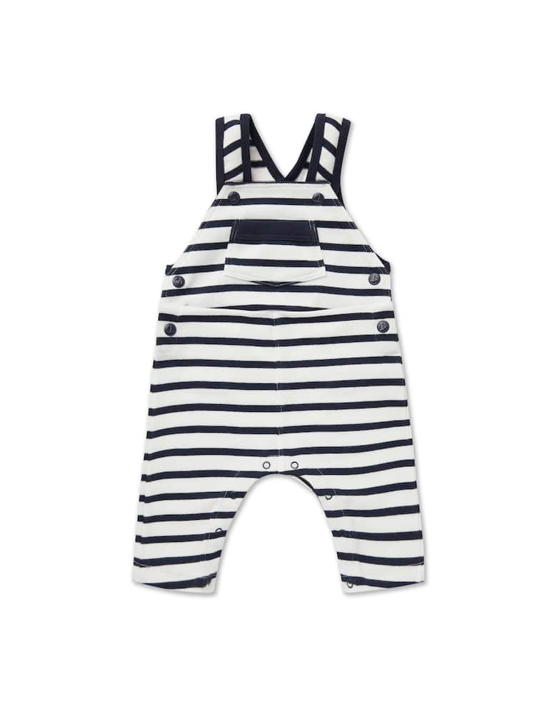 Petit Bateau Completo baby salopette - Nero - immagine 1