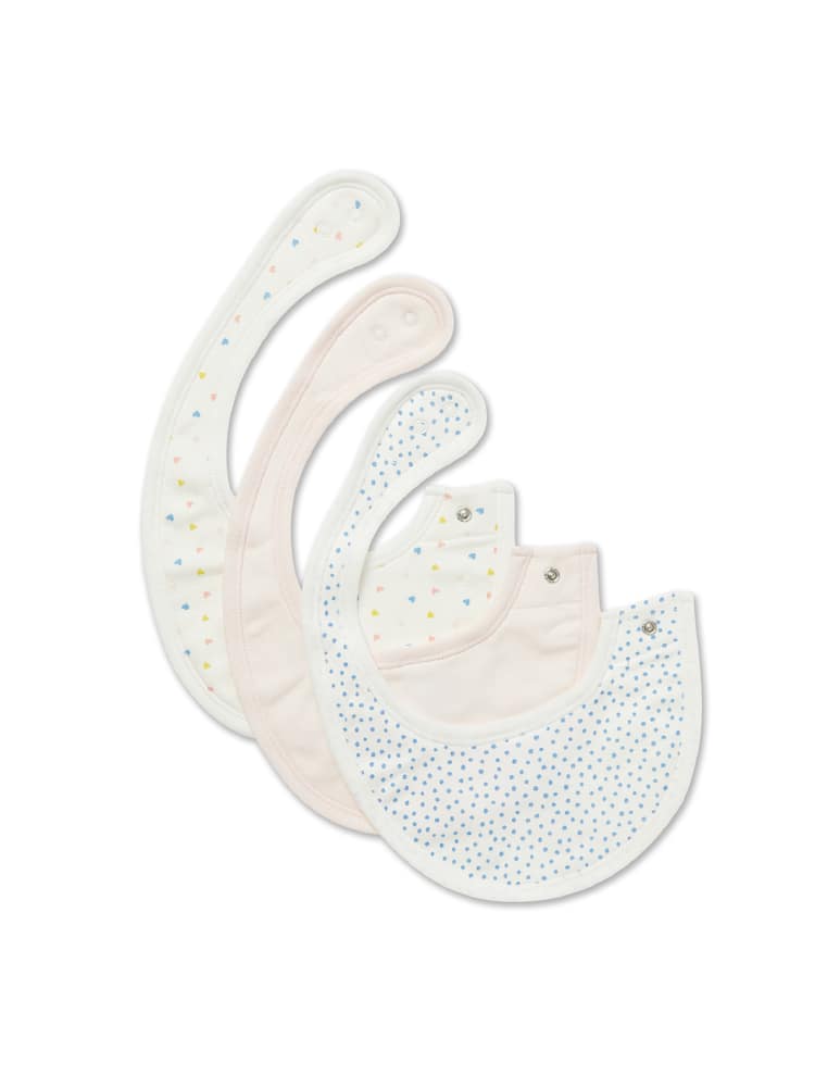 rinascente Petit Bateau Set 3 bavaglini - Multicolor