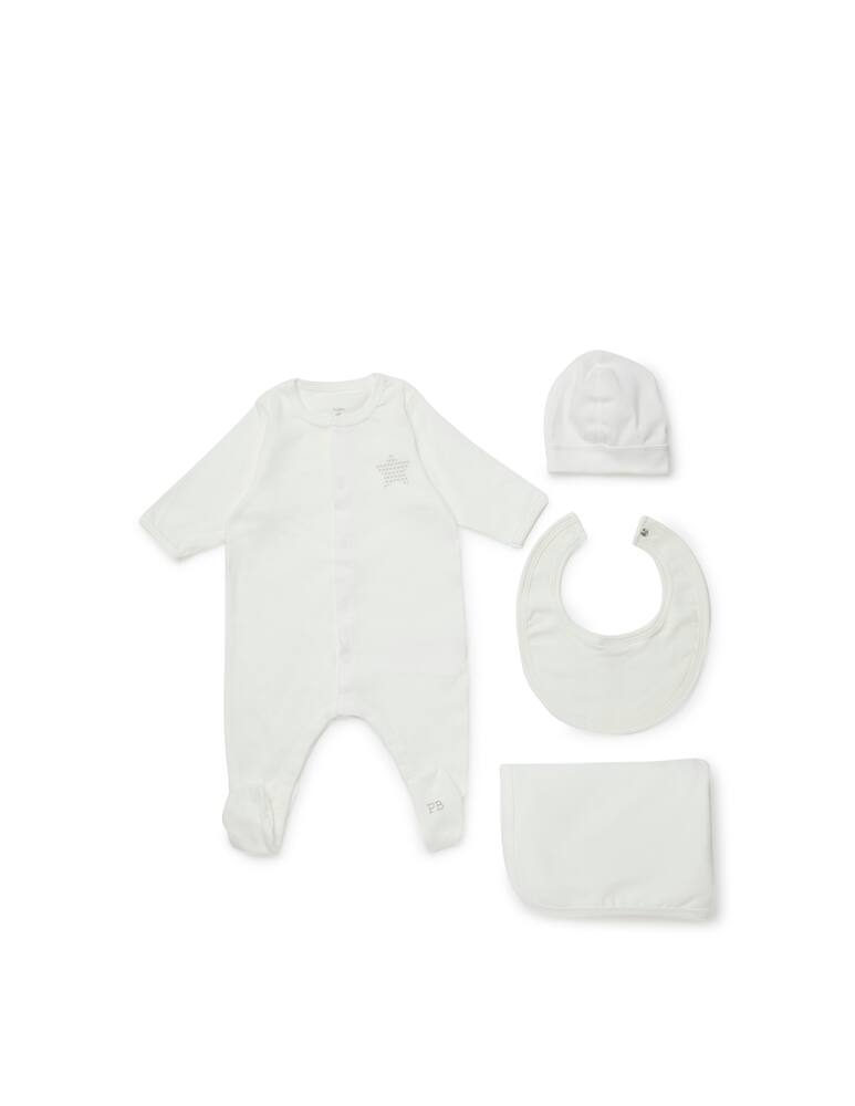 rinascente Petit Bateau Completo bodysuit lot cade - Bianco