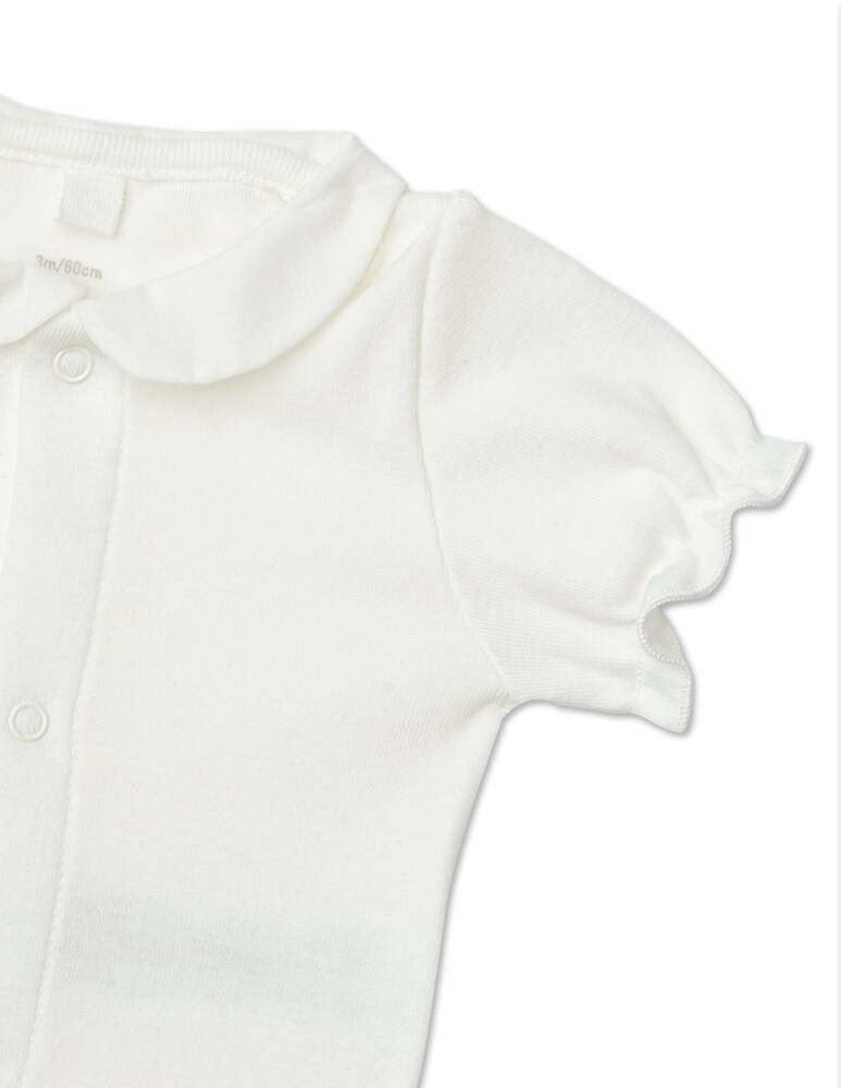 rinascente Petit Bateau Completo body a manica corta - Bianco