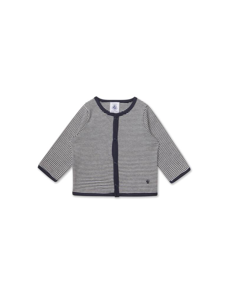 Petit Bateau Cardigan in cotone - Blu - immagine 4 Petit Bateau Cardigan in cotone - Blu - immagine 4