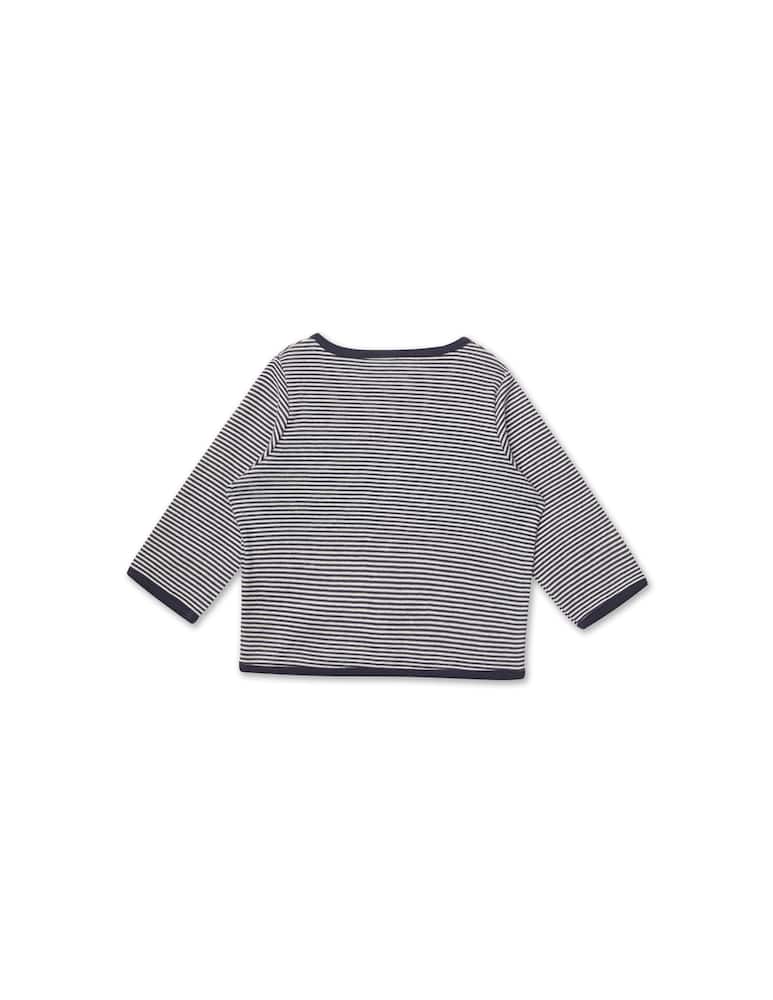 Petit Bateau Cardigan in cotone - Blu - immagine 6 Petit Bateau Cardigan in cotone - Blu - immagine 6
