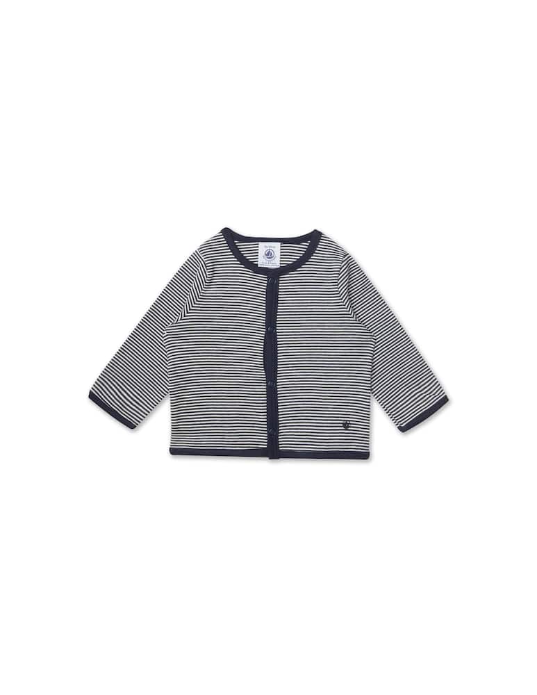 Petit Bateau Cardigan in cotone - Blu - immagine 7 Petit Bateau Cardigan in cotone - Blu - immagine 7