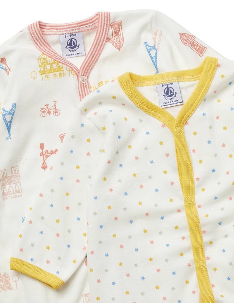 rinascente Petit Bateau Set 2 completi bodysuit dors bie - Multicolor