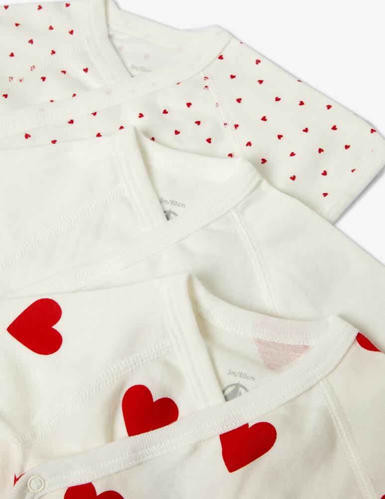 rinascente Petit Bateau Body a manica corta in cotone - Bianco