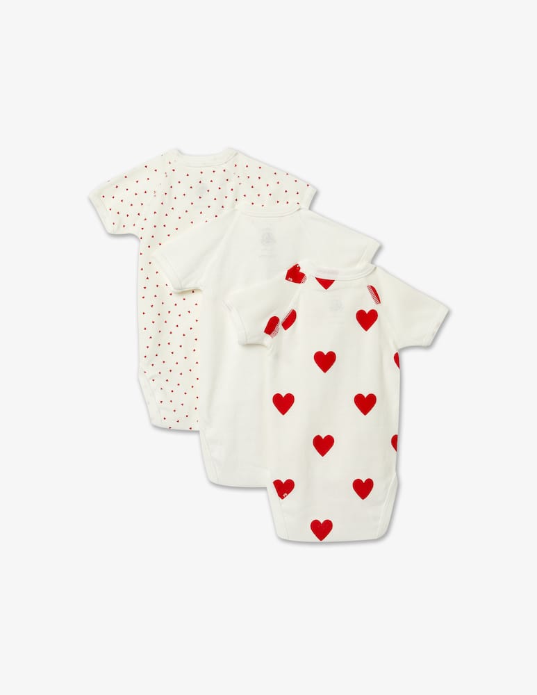 Petit Bateau Body a manica corta in cotone - Bianco - immagine 3 Petit Bateau Body a manica corta in cotone - Bianco - immagine 3