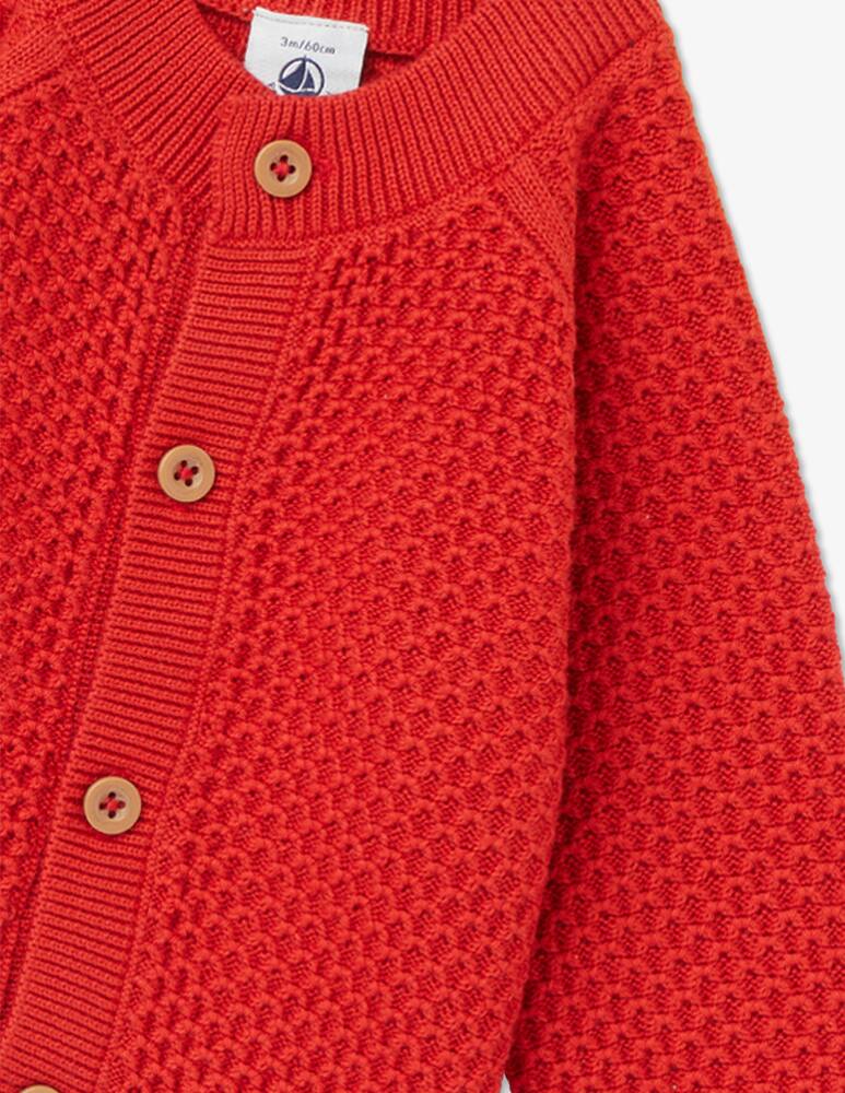 rinascente Petit Bateau Cotton cardigan - Red