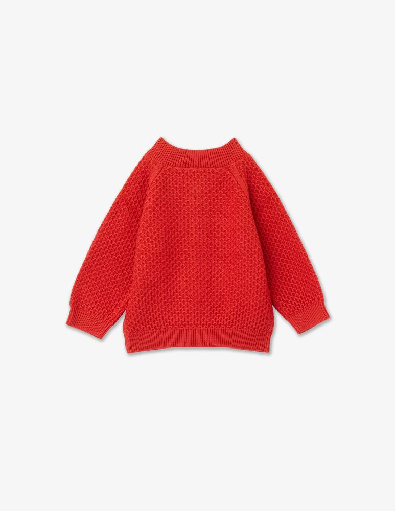 rinascente Petit Bateau Cotton cardigan - Red