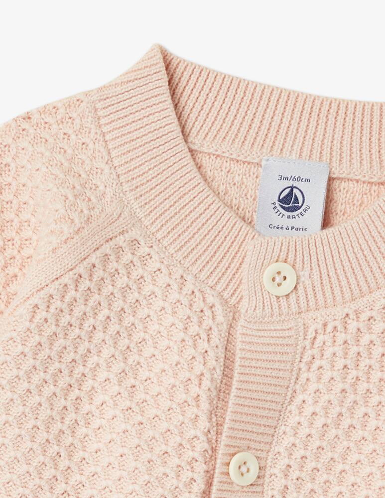 rinascente Petit Bateau Saline cotton cardigan - Pink