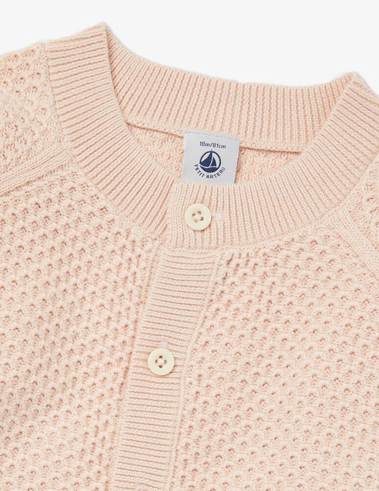 rinascente Petit Bateau Saline cotton cardigan - Pink