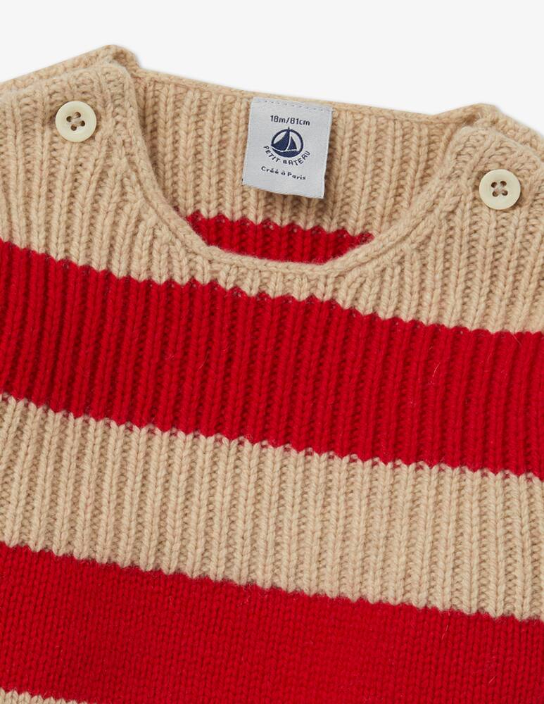 rinascente Petit Bateau Maglione in misto lana - Beige