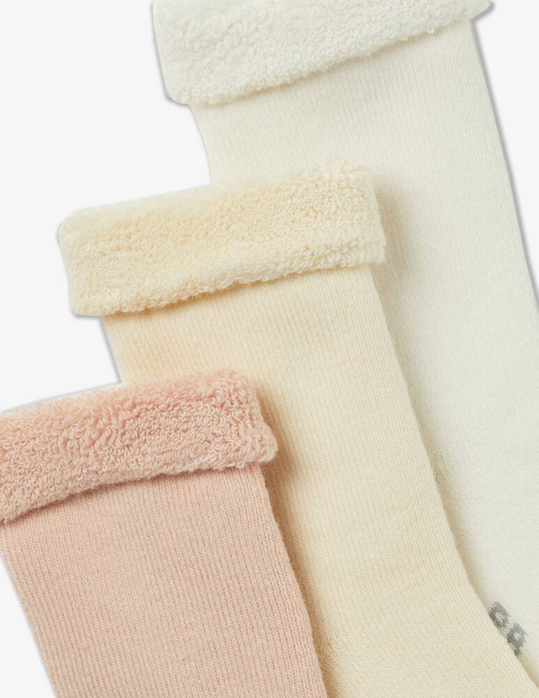 rinascente Petit Bateau 3 paia di calze in cotone - Rosa