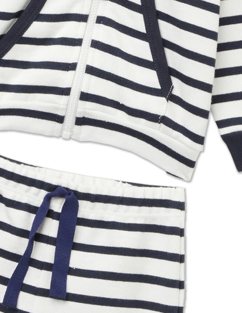 rinascente Petit Bateau Set felpa e pantalone - Bianco