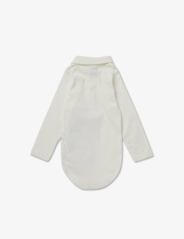 rinascente Petit Bateau Long sleeved cotton bodysuit - White