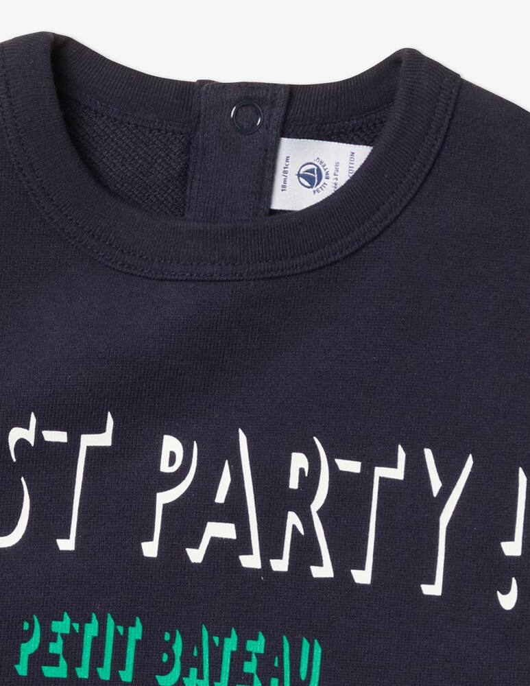 rinascente Petit Bateau Felpa in cotone smoking - Blu