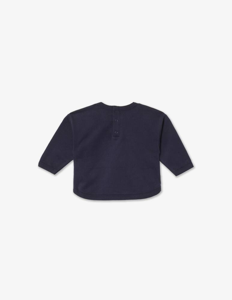 rinascente Petit Bateau Felpa in cotone smoking - Blu