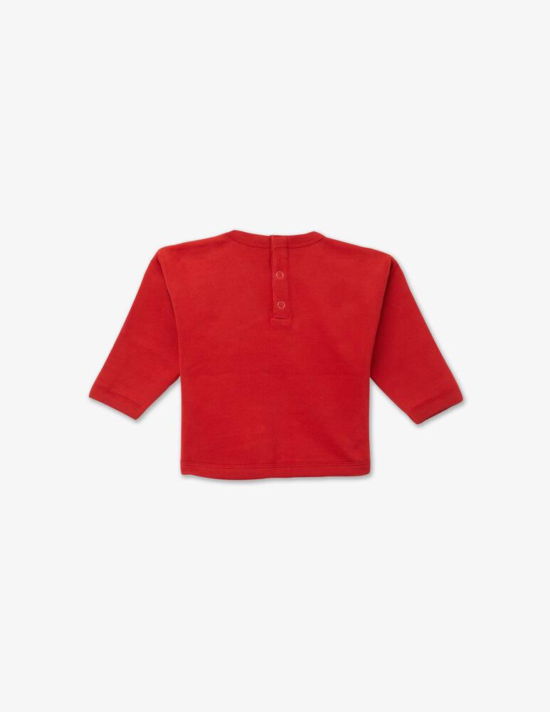 Petit Bateau Cotton sweatshirt - Red - picture 3 Petit Bateau Cotton sweatshirt - Red - picture 3