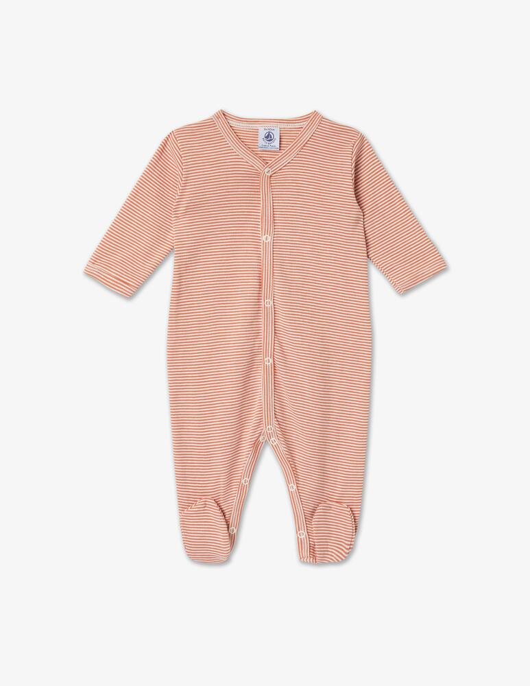 Petit Bateau Tutina pigiama in cotone - Rosso - immagine 1 Petit Bateau Tutina pigiama in cotone - Rosso - immagine 1