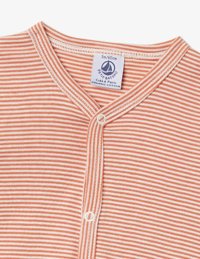 Petit Bateau Tutina pigiama in cotone - Rosso - immagine 2 Petit Bateau Tutina pigiama in cotone - Rosso - immagine 2