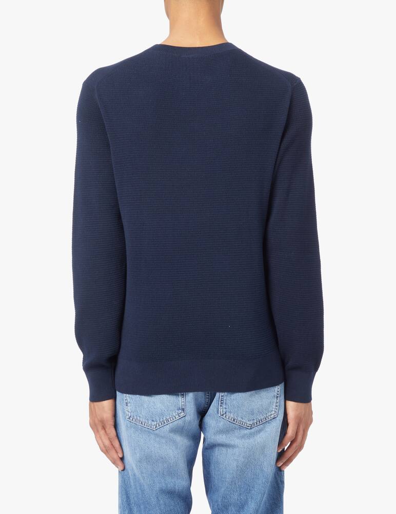 rinascente Lacoste Maglia girocollo waffle light - blu