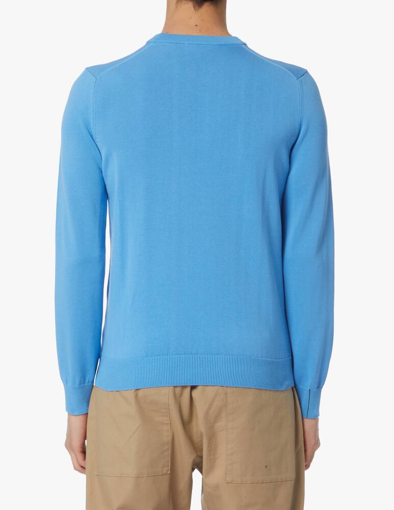 rinascente Lacoste Maglia girocollo basic ctn - azzurro