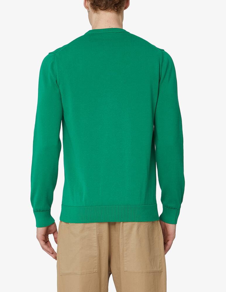rinascente Lacoste Basic cotton roundneck sweater - green