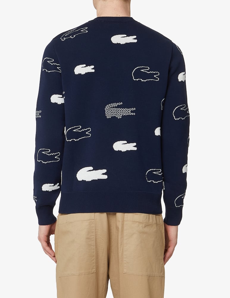 rinascente Lacoste Maglia girocollo cocco - blu