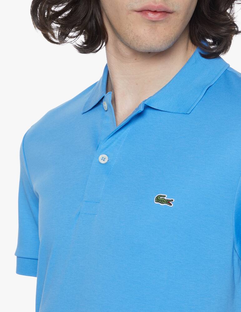 rinascente Lacoste Polo manica corta jersey - azzurro
