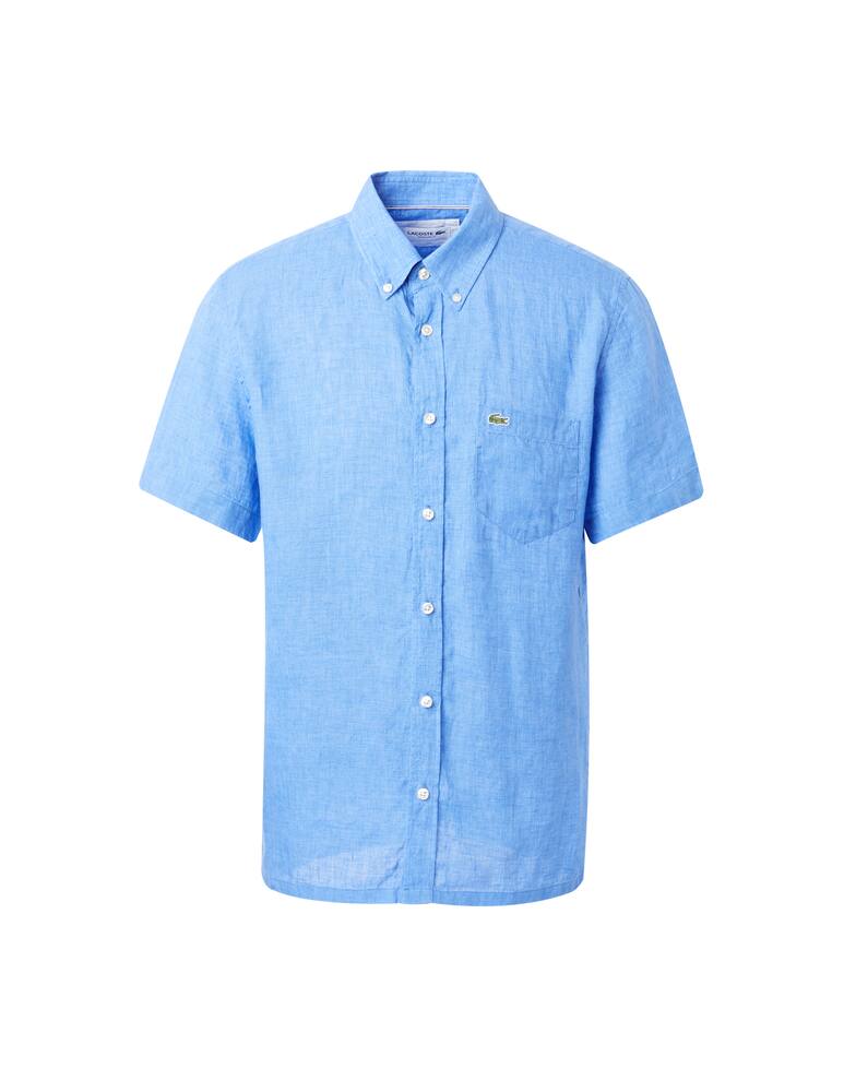 rinascente Lacoste Camicia manica corta reg in lino - multicolor