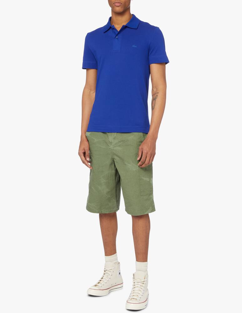 rinascente Lacoste Polo manica corta slim movement tech cocco tst - blu