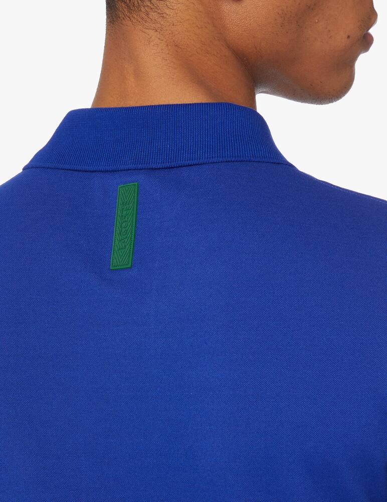 rinascente Lacoste Polo manica corta slim movement tech cocco tst - blu