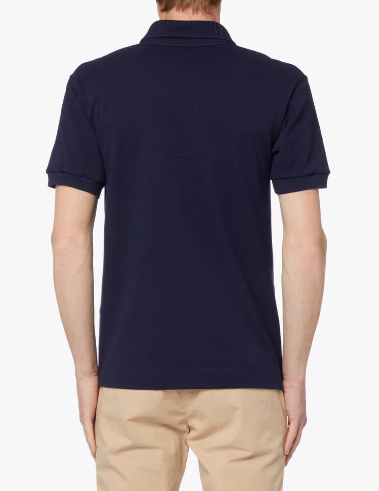 rinascente Lacoste Polo manica corta big cocco tondini - blu