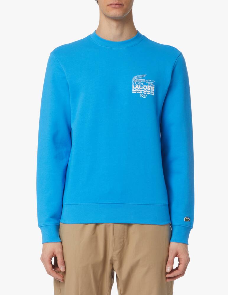 rinascente Lacoste Lacoste 1927 roundneck sweatshirt - blue
