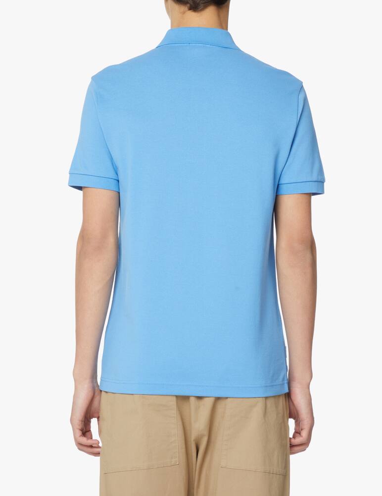 rinascente Lacoste Minecraft patch short sleeve polo - light blue