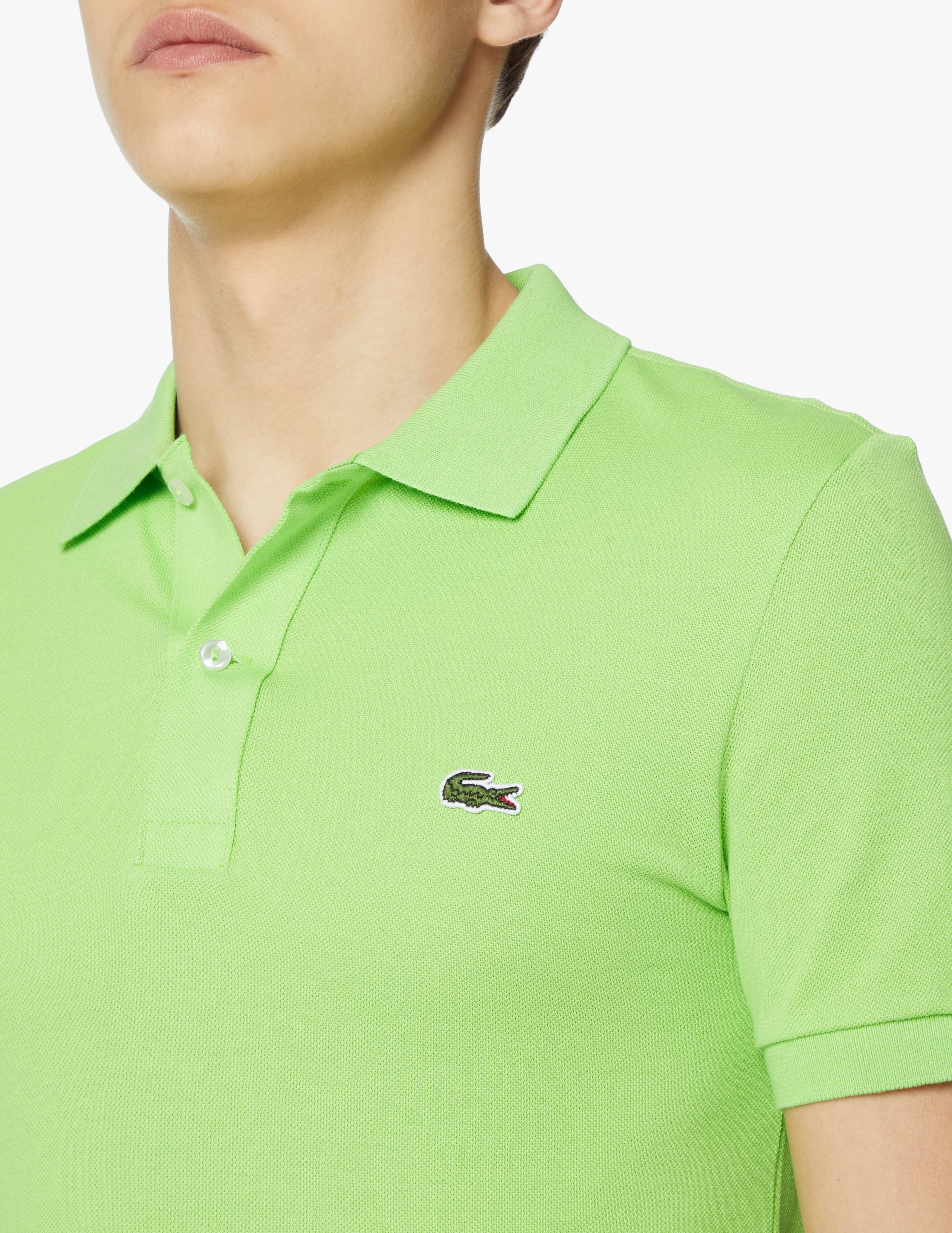Lacoste Short sleeve slim polo - blue 