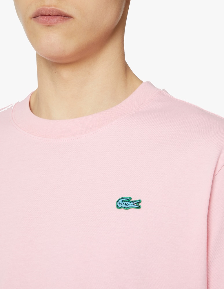 rinascente Lacoste Small logo t-shirt - pink