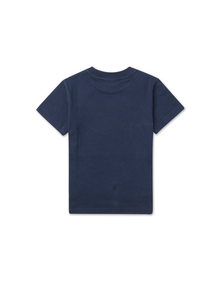 rinascente Lacoste Maglietta girocollo manica corta in cotone - blu