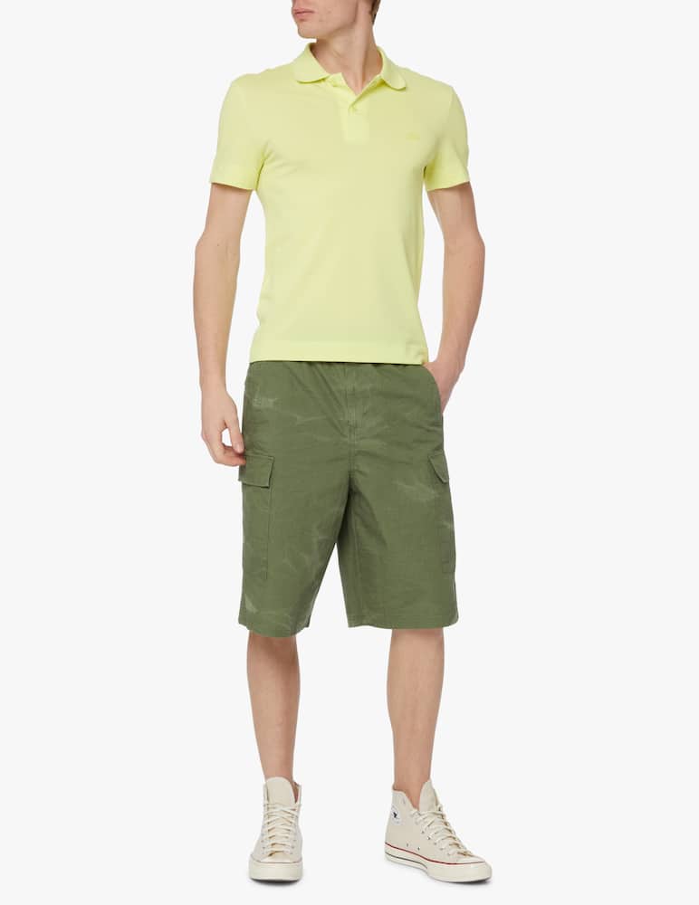 rinascente Lacoste Polo manica corta slim movement tech cocco tst - giallo