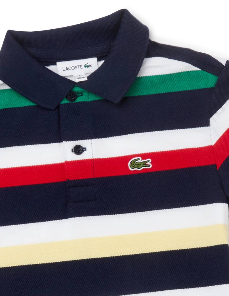 rinascente Lacoste Maglietta girocollo manica corta in cotone - blu