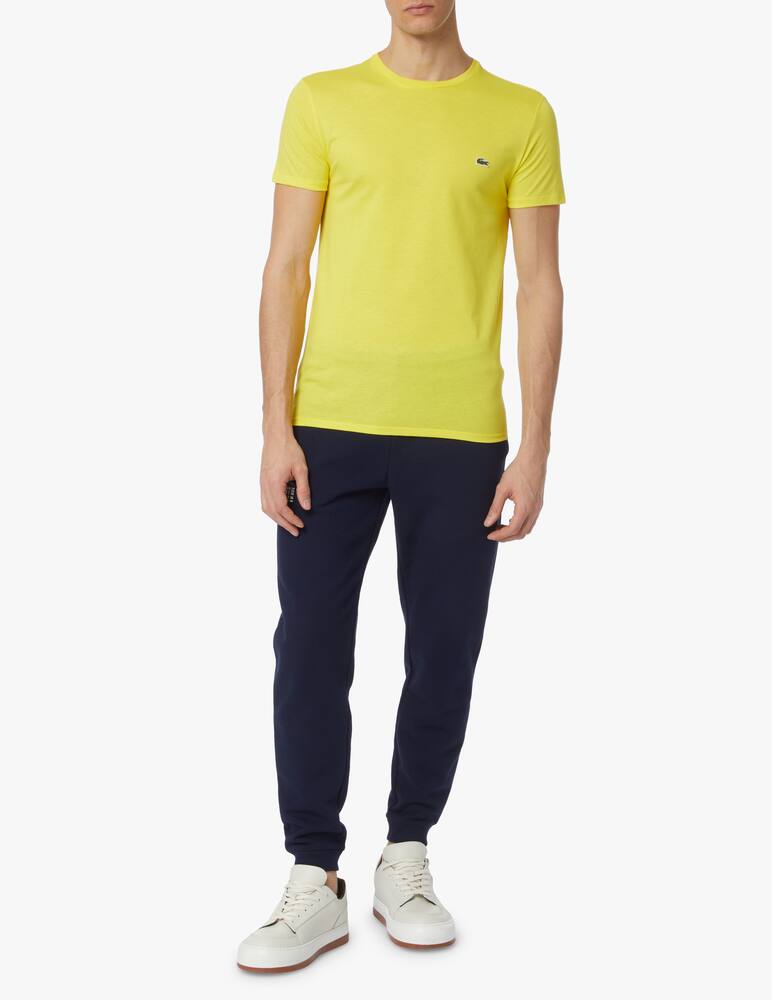 Lacoste Maglietta girocollo basic pima tu - giallo - immagine 2 Lacoste Maglietta girocollo basic pima tu - giallo - immagine 2