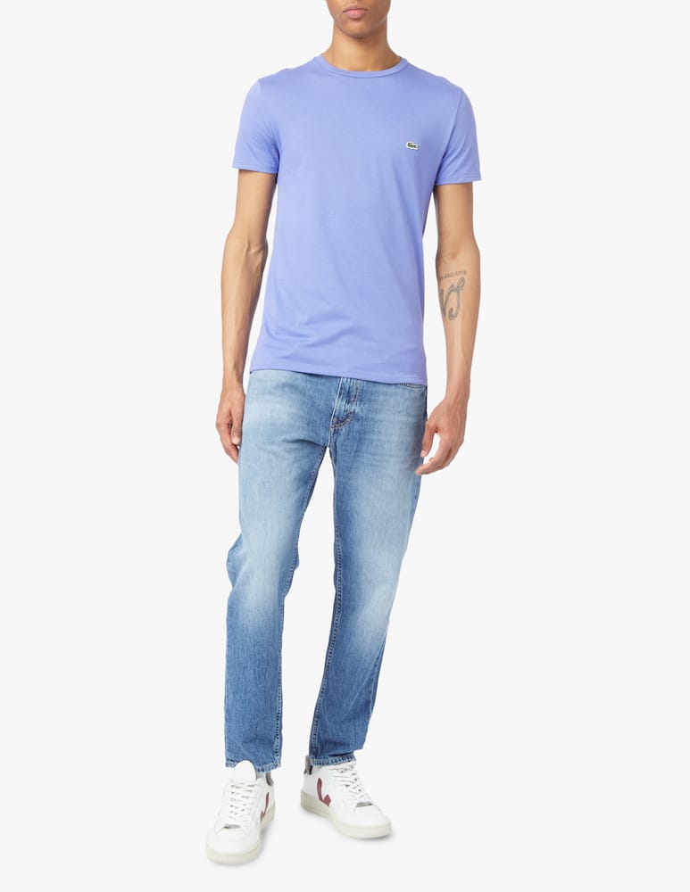 rinascente Lacoste Maglietta girocollo basic pima tu - viola