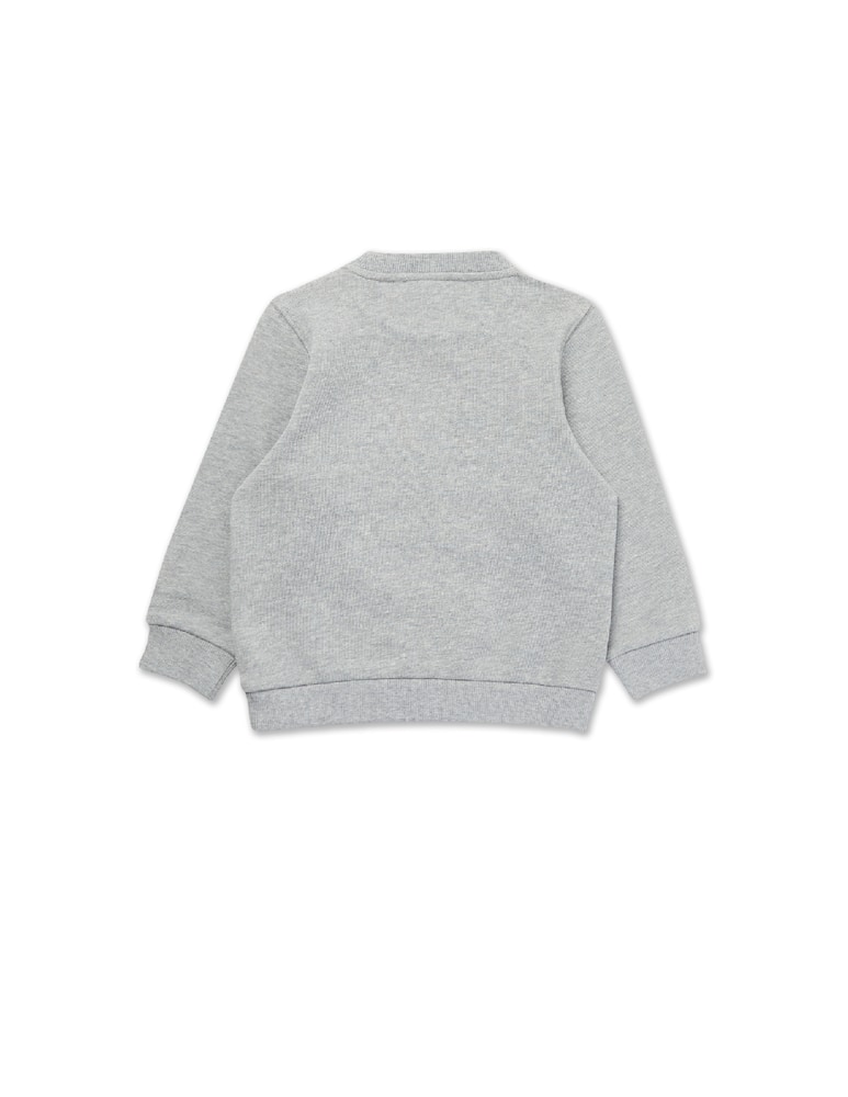 rinascente Lacoste Felpa girocollo in cotone - grigio