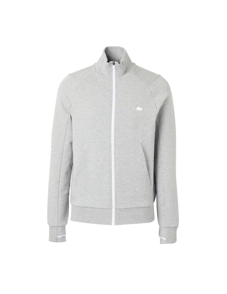 rinascente Lacoste Doubleknit fzip sweatshirt - grey