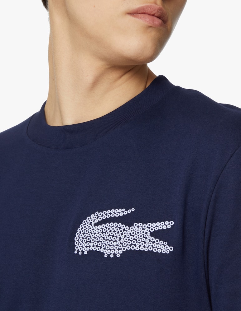 Lacoste Crocodrile t-shirt - blue - picture 4 Lacoste Crocodrile t-shirt - blue - picture 4
