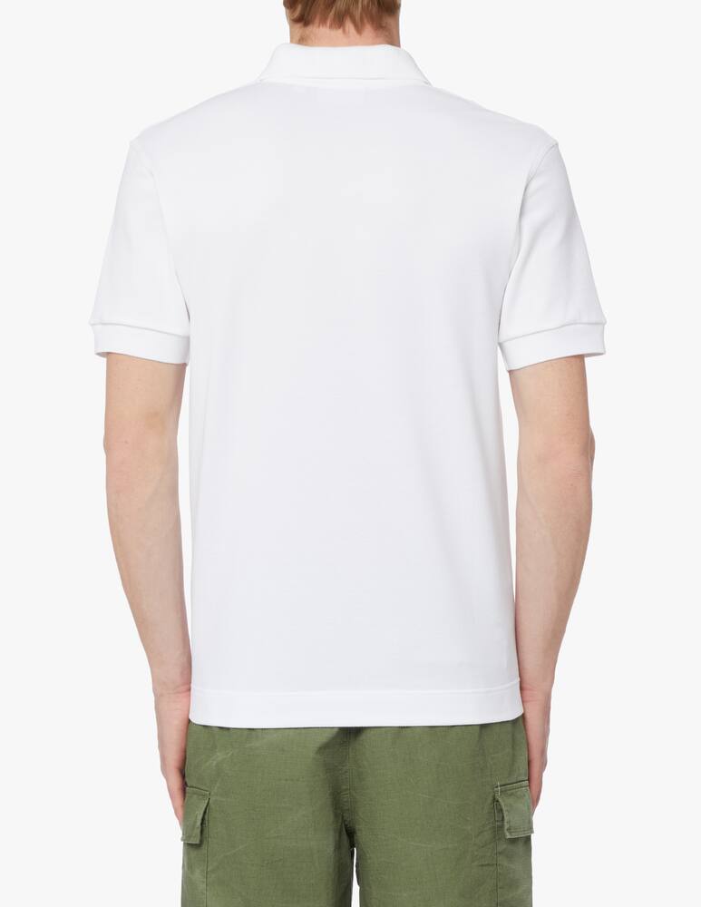 Lacoste Polo manica corta big cocco tondini - bianco - immagine 3 Lacoste Polo manica corta big cocco tondini - bianco - immagine 3