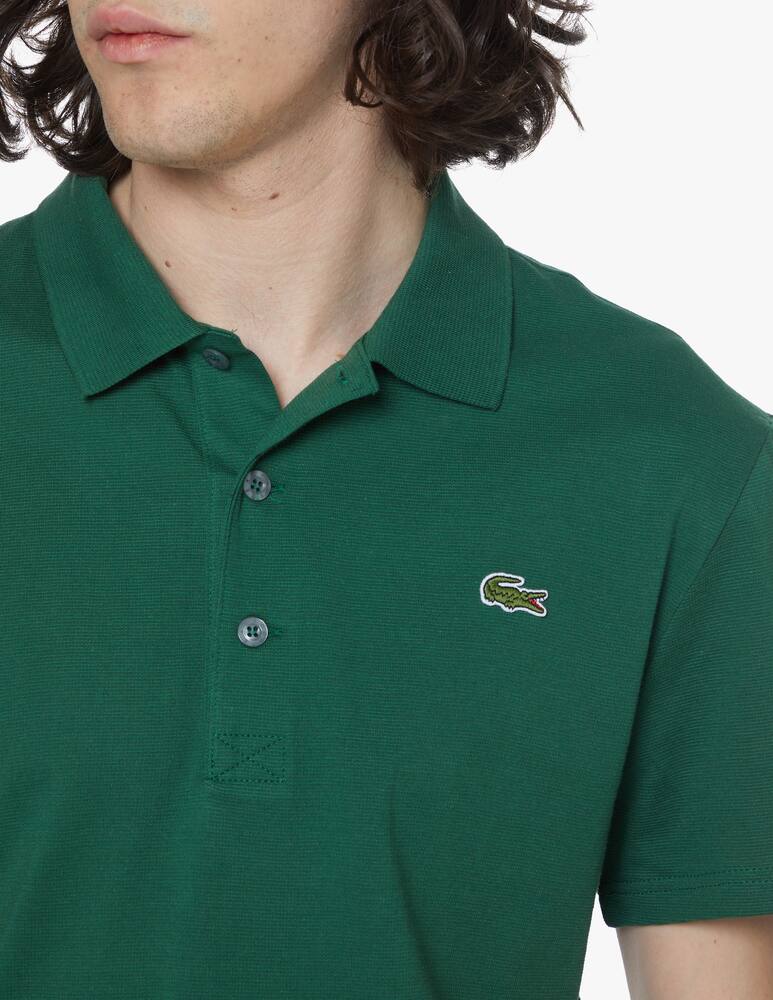rinascente Lacoste Polo manica corta piquet light wafer - verde
