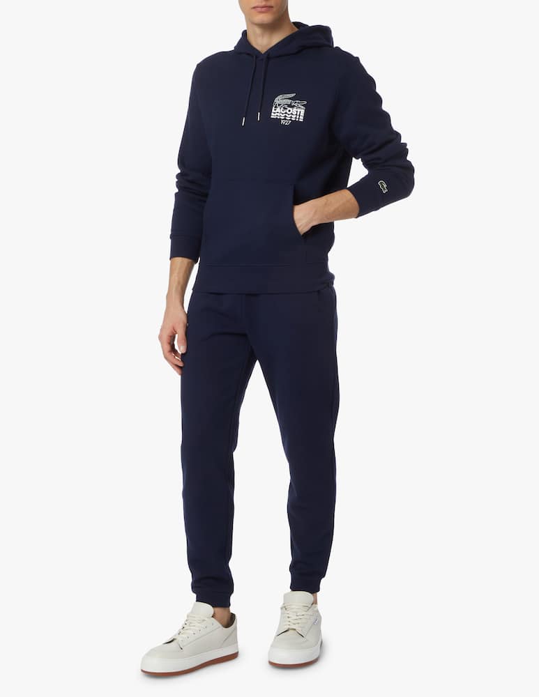 rinascente Lacoste Felpa cappuccio lacoste 1927 - blu