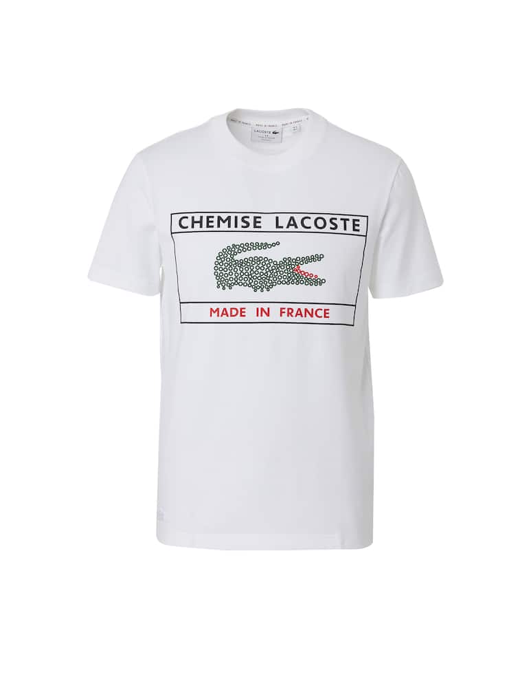 rinascente Lacoste Lacoste cocco chemise t-shirt - white